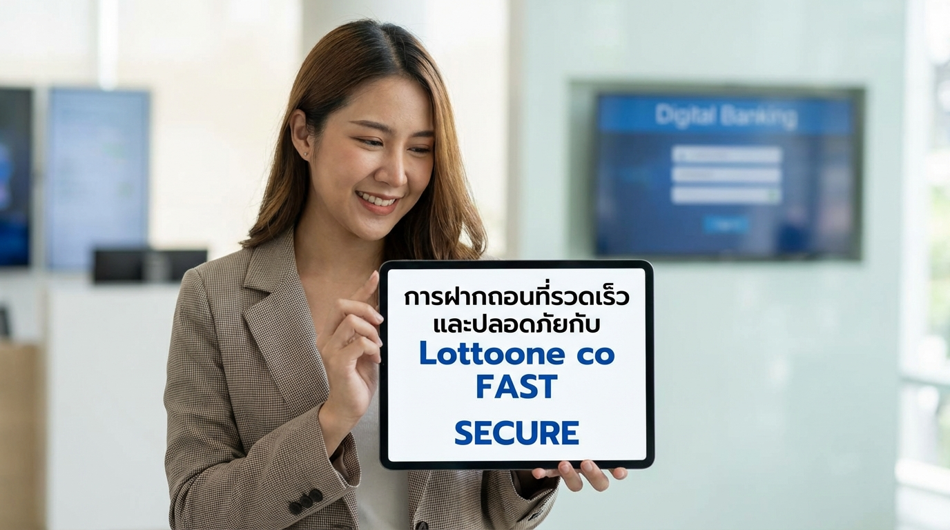 การฝาก-ถอนเงินที่รวดเร็วและปลอดภัย